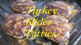 Turkey sliders patties with middle eastern spices/ recipe#131