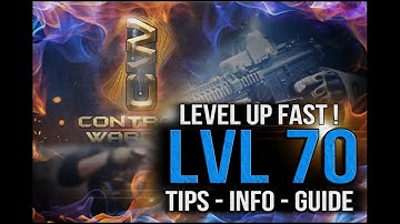Contract Wars - Become lvl 70 very fast (Tips/Tricks/Guide)