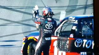 Kyle Busch wins his first win at Martinsville 04-02-2016 in the camping World Truck series