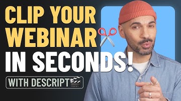 Turn Webinars into Dozens of Short-Form Clips — Automatically with Descript AI