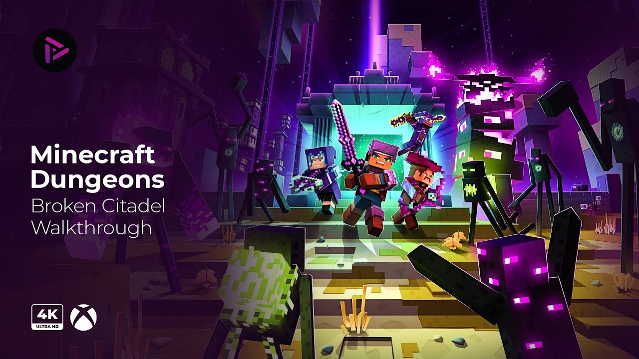 Minecraft Dungeons Echoing Void DLC - Broken Citadel Walkthrough - YouTube