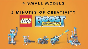 LEGO Boost: 4 small models - 5 minutes of creativity