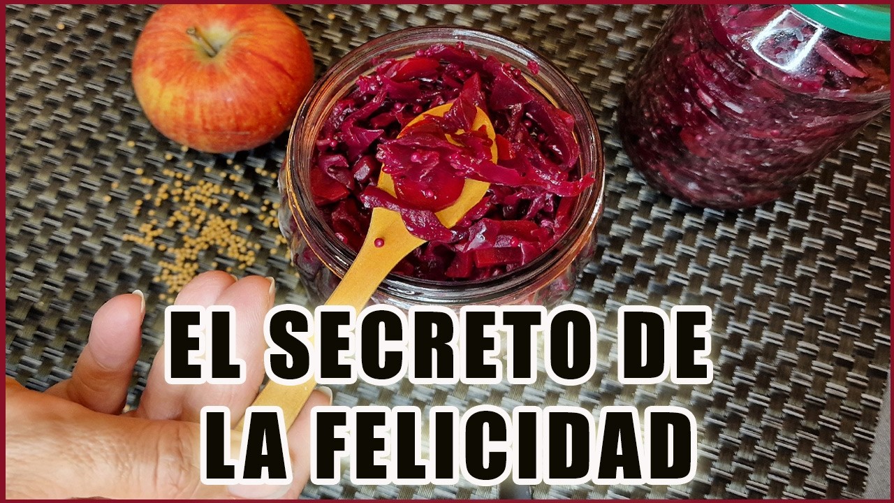 ¡Mejora tu Microbiota!💜 CHUCRUT de ZANAHORIA y MOSTAZA