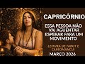 ♑️CAPRICÓRNIO ESSA PESSOA NÃO ESTA AGUENTANDO ESPERAR E FARÁ UM MOVIMENTO 