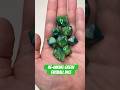Re-inking green fireball dice