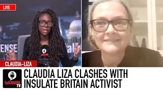 Claudia-Liza clashes with Insulate Britain campaigner after protests costs police £4.3 million