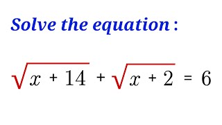 Equation Solving | Can You Solve? | Here comes the best method!