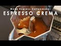 Espresso crema 【マキネッタで濃厚クレマ作成】2009年//Make Rich ESPRESSO CREMA with Moka Express Coffeemaker -2009-