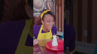 Meekah and her friend make a Candy Snowman for christmas! #shorts #Meekah #Candy