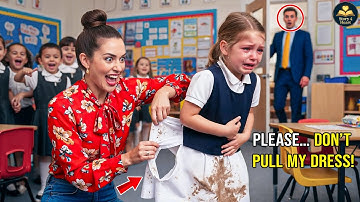 Millionaire Visited School, Found His Daughter Crying And Refusing Class. When He Knew Why,He Froze…