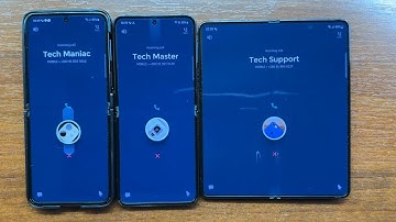 Samsung Galaxy Z Flip 5 vs Z Flip 4 vs Z Fold 5 Drupe Dialer Outgoing & Incoming Calls One UI 5.1.1