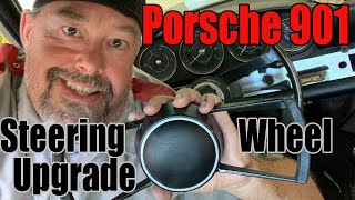 Steering Wheel Upgrade for Porsche 911 912 - Repadding the Batwing on a 1967 Porsche 912.