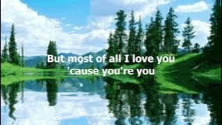 I Love You Because by Jim Reeves - 1963 (with lyrics)