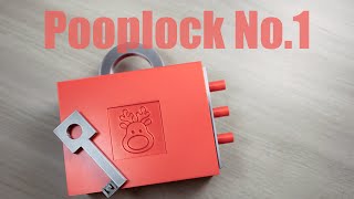 World's first solve video of the excellent Pooplock #1 #toys #puzzle