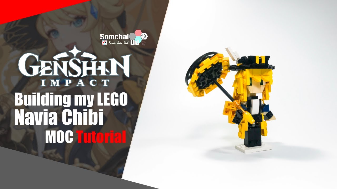 LEGO Genshin Impact Navia Chibi MOC Tutorial | Somchai Ud - YouTube