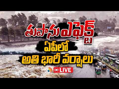 LIVE : 12 జిల్లాల్లో భీకరంగా కురుస్తున్న వర్షాలు | IMD Rules Out Cyclone, Warns Of Heavy Rain in AP - 10TVNEWSTELUGU