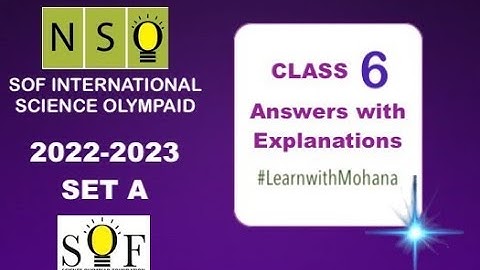 NSO 2022-2023 SET A PREVIOUS YEAR PAPER SET A/NSO CLASS 6 PREVIOUS YEAR PAPER 2022/class 6 NSO 2023