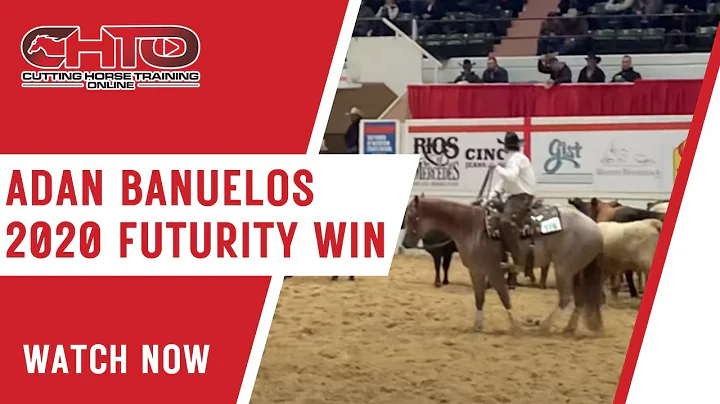 Adan Banuelos 2020 Futurity Win