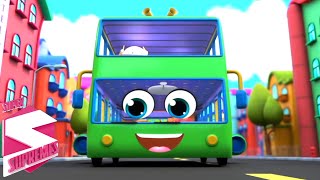 Roues sur le bus | Comptines bébé | Dessins animés | Super Supremes Française | Éducation