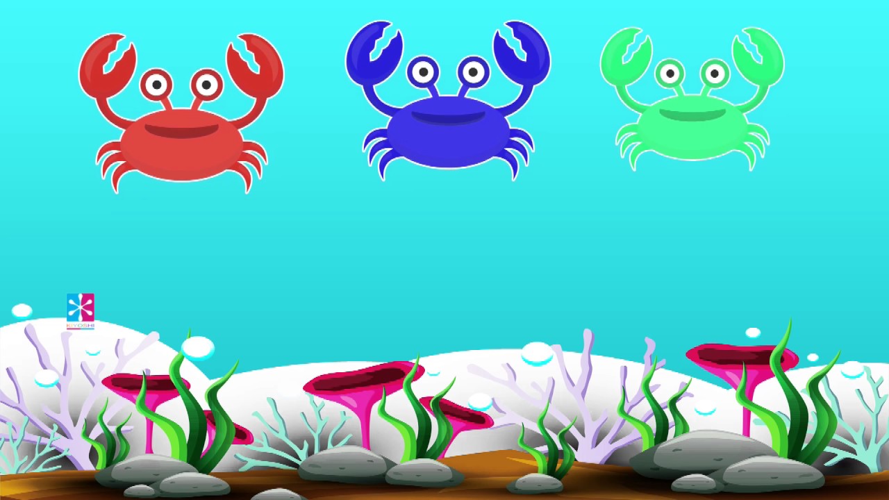 Little Mermaid's Crab Finger Family Song TV Nursery Rhymes For