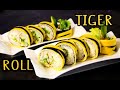 Тигровый ролл, TIGER SUSHI ROLL, суши роллы дома, ЭФФЕКТНО, просто и вкусно (мои эксперименты:)