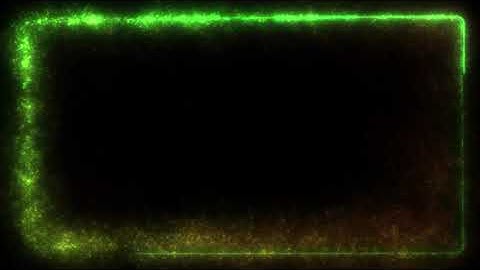 Green Magic Frame | Free Infinite Loop Motion Graphics Frame | After Effect | Premiere Pro