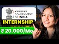Earn 20kmonth as a student  government of india internship 2024