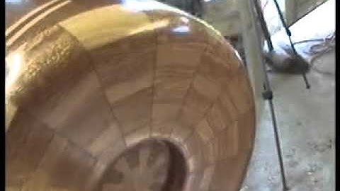 Sloping veneer in a segment face part 7