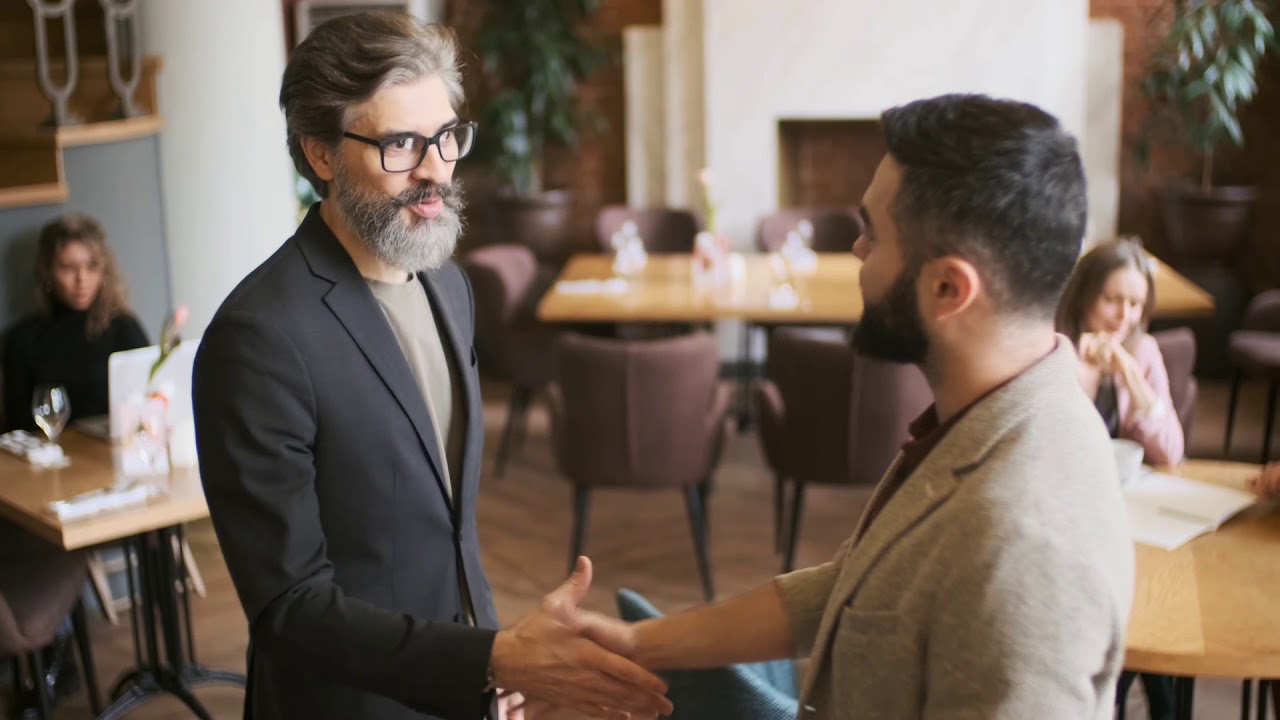 handshake hd stock footage