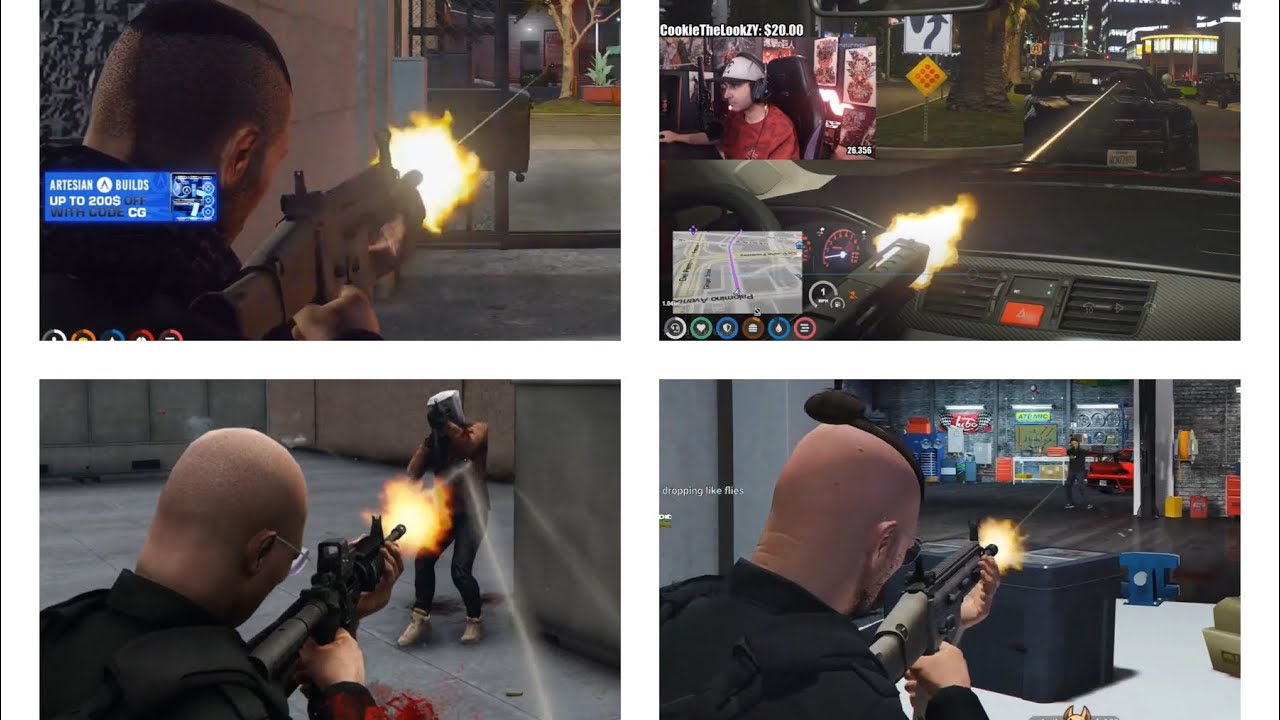 CG Wipe the WHOLE PD Defending Little Seoul (Все точки зрения) | GTA RP NoPixel 3.1