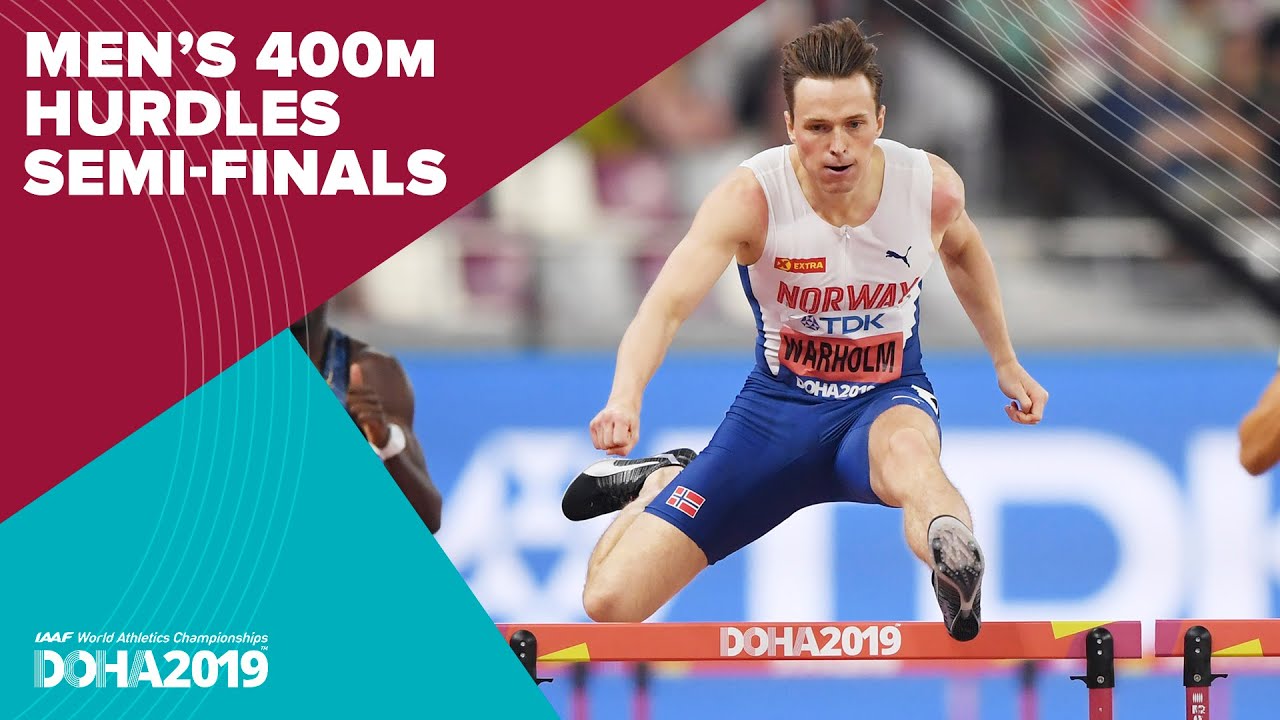 Men's 400m Hurdles SemiFinals World Athletics Championships Doha