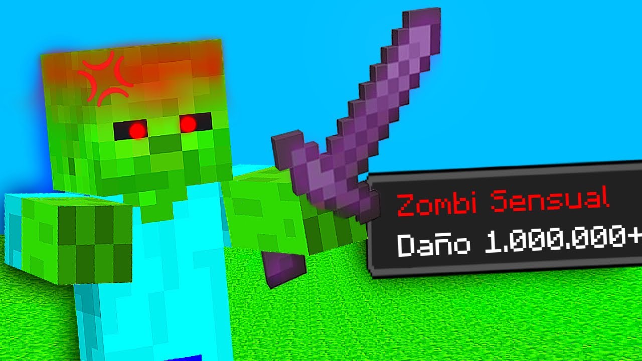 Minecraft, Pero Los Mobs Tienen 1.000.000+ de Daño
