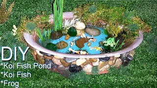 How to make miniature koi fish pond, & frog. enjoy! subscribe for 4
new videos every week!!!! 1 video monday - thursday! follow me on
instagram:...