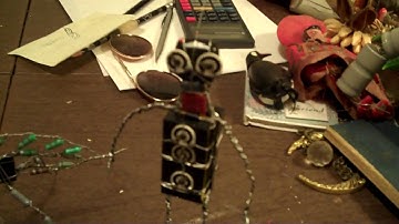 Electronics Components Robot and Grasshoppers from the Workshop.MP4