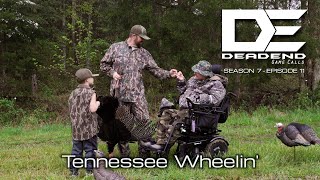 NWTF Tennessee Wheelin' Sportsmen Turkey Hunt with Johnny & Patrick.  Gobbling and Strutting Action!