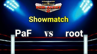 $20 Showmatch: PaF vs root Sponsored by codesaur on Command & Conquer Red Alert 2