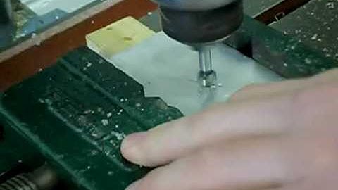 How to countersink on the pillar drill