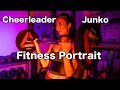 チアリーダー JUNKO の フィットネスポートレート (Fitness Portrait for Cheerleader Junko)