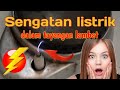 Sengatan listrik fast and slow motion  electric shock in fast and slow motion  shorts