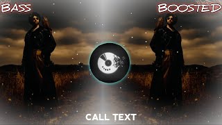 Call Text (Bass Boosted) | Jordan Sandhu | 8D Audio | Deep Bass 🎧🔥