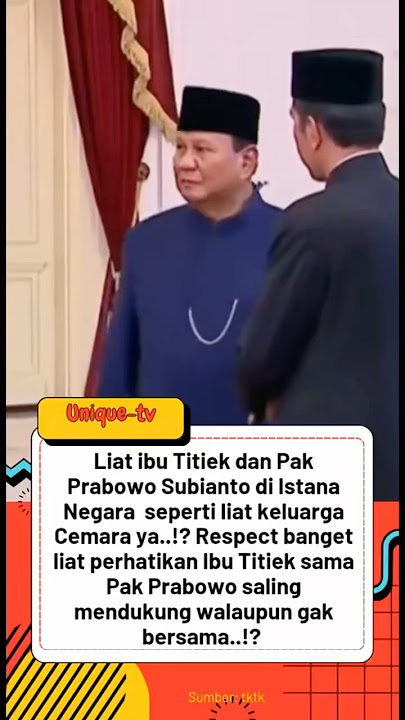 BAK KELUARGA CEMARA Momen Ibu Titiek Dan Pak Prabowo Saling Dukung #prabowosubianto #titieksoeharto