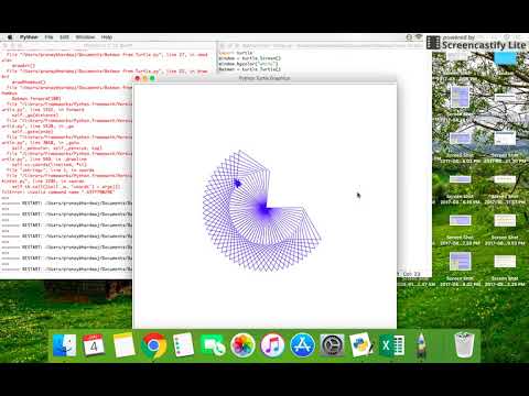Second python program - Making shapes with turtle