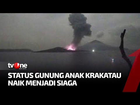 Aktivitas Anak Gunung Krakatau Terus Meningkat, Status Naik Jadi Siaga | Kabar Pagi tvOne