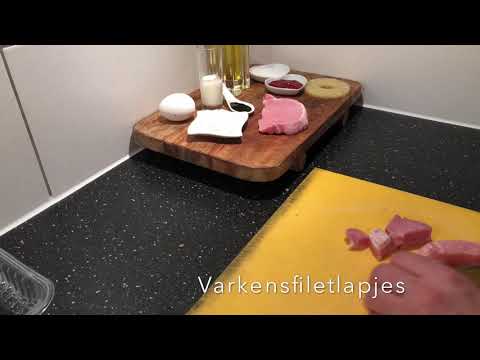 Video: Varkensvlees In Zoetzure Glazuur Met Ananas