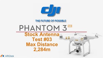 DJI Phantom 3 SE Range Test #03 - By ARGtek Pilot