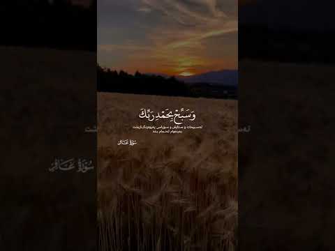 فاصبر إن وعد الله حق واستغفر لذنبك وسبح بحمد ربك بالعشى والإبكار سورة غافر ايه ٥٥عبدالباسط عبدالصمد