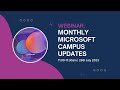 Webinar monthly microsoft campus  inspire updates  july 2023