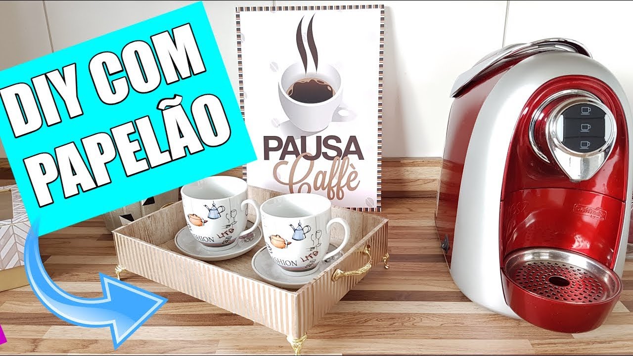 DIYs decoração para a cozinha| Ideias fáceis e decorativas Usando papelão | Viviane Magalhães