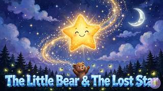 The Little Bear and the Lost Star 🐻⭐ | Magical Bedtime Story for Kids | Kiddie Spark