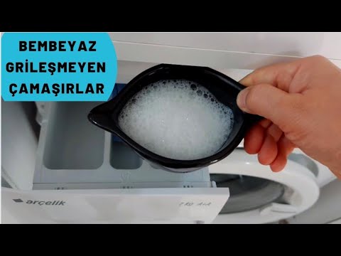 Kar Gibi Grileşmeyen Bembeyaz Çamaşırlar İçin, Çamaşır Beyazlatma, Beyaz Çamaşırlar Nasıl Yıkanır,